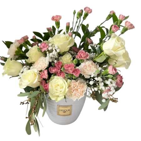 Cream Rosette