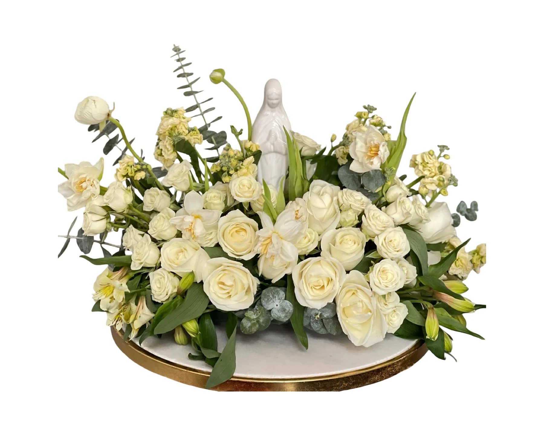 Divine Grace Madonna Floral Tribute
