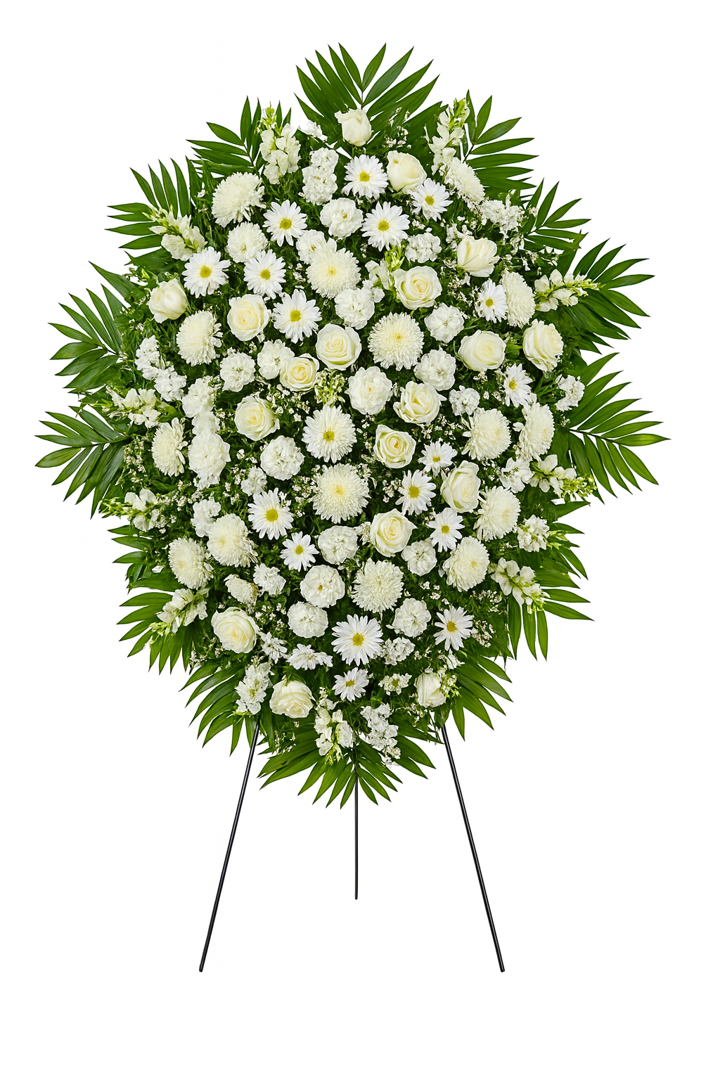 Heavenly Grace White Standing Spray