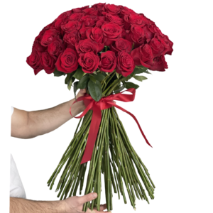 Classic Crimson Rose Bouquet