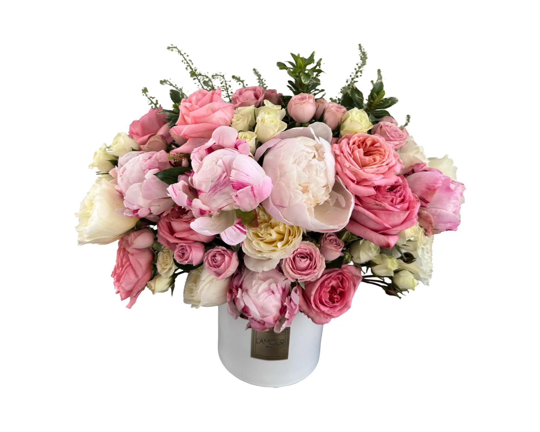 Peony Kissed Elegance