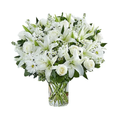 Pure Grace White Sympathy Vase