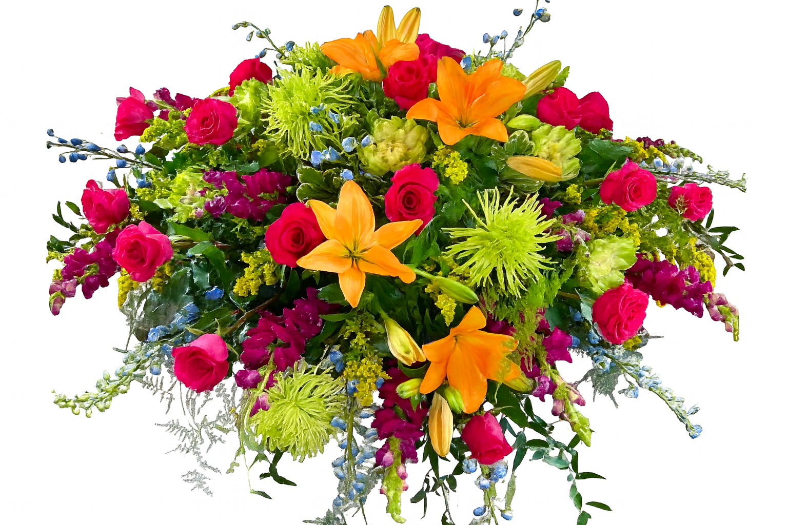 Radiant Spirit Bright Casket Spray